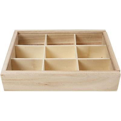Creativ Company Vakkendoos / muntendoos, d: 3,5 cm, afm 17x13 cm, 1 stuk