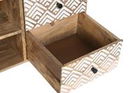 Tv-meubel DKD Home Decor 135 x 40 x 55 cm Natuurlijk Wit Mangohout - thumbnail