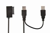 Externe USB naar SATA adapter voor Slim SATA SSD of DVD - thumbnail