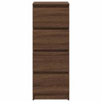 Dressoir 37,5x35x99 cm spaanplaat bruin eikenkleurig - thumbnail