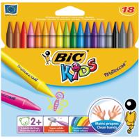 BIC kids plastidecor kleurkrijt, 18st. - thumbnail