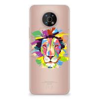 Nokia G50 Telefoonhoesje met Naam Lion Color - thumbnail