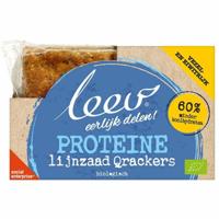 Leev Bio Qrackers Proteïne & Lijnzaad - thumbnail