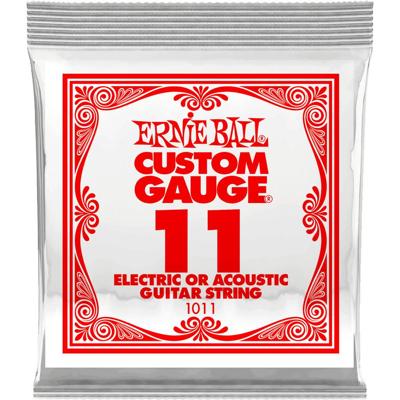 Ernie Ball 1011 Plain Steel .011 losse gitaarsnaar Ernie Ball 1011 Plain Steel .011 losse gitaarsnaar