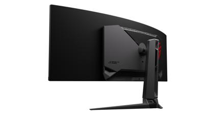 ASUS ROG Swift OLED PG49WCD - 49 inch DQHD Curved Gaming Monitor - 144 Hz, 0,03ms GtG, G-Sync, FreeSync, HDR 400 - QD-OLED-paneel, 32:9, 5120x1440, DP DSC, HDMI 2.1, USB-hub, 90W USB-C,