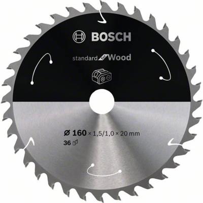 Bosch Accessories 2608837677 2608837677 Hardmetaal-cirkelzaagblad 160 x 20 mm Aantal tanden: 36 1 stuk(s) Bosch Accessories 2608837677 2608837677 Hardmetaal-cirkelzaagblad 160 x 20 mm Aantal tanden: 36 1 stuk(s)