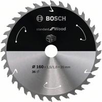 Bosch Accessories 2608837677 2608837677 Hardmetaal-cirkelzaagblad 160 x 20 mm Aantal tanden: 36 1 stuk(s) - thumbnail