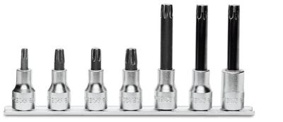 Beta 7-delige set dopsleutel met speciaal profiel (art. 920ES) met support 920ES/SB7 - 009200598