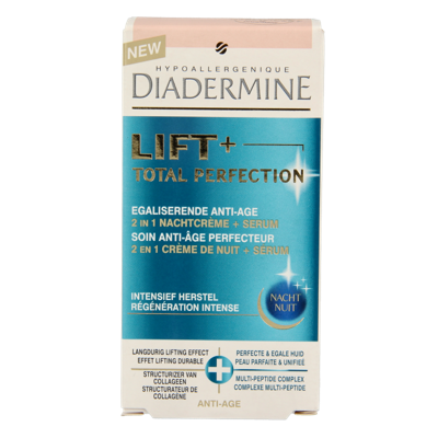 Diadermine Lift+ perfect total perfection night cream & serum 50 Milliliter