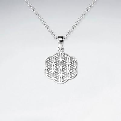 Zilveren Hanger Filigraan Bloem