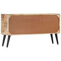 Dressoir 118x30x62 cm massief mangohout - thumbnail