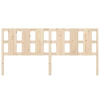 Hoofdbord 205,5x4x100 cm massief grenenhout - thumbnail