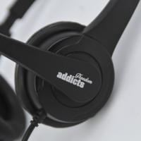 Oordopjes met microfoon NGS VOX505 USB Zwart 32 Ohm - thumbnail