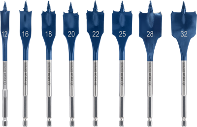 Bosch Accessoires EXPERT Speedborenset Self Cut Speed | 8-delige | 12, 16, 18, 20, 22, 25, 28, 32 mm - 2608902111