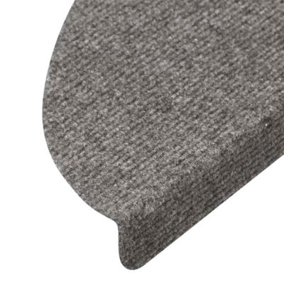 VidaXL Trapmatten zelfklevend 30 st 56x17x3 cm grijs VidaXL Trapmatten zelfklevend 30 st 56x17x3 cm grijs