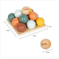 Montessori sorteerspel met ballen small foot meerkleurig - thumbnail