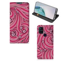OnePlus Nord N10 5G | Bookcase | Swirl Pink - thumbnail