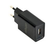 Universele USB lader, 2.1 A, zwart