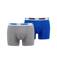 Puma Boxershort Duo-verpakking Blue-Grey NOS-S - thumbnail