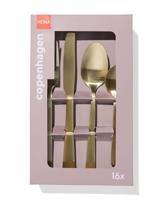 HEMA Bestekset Copenhagen 16-delig (goud) - thumbnail
