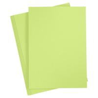 Creativ Company Gekleurd karton lime groen a4, 20 vel - thumbnail