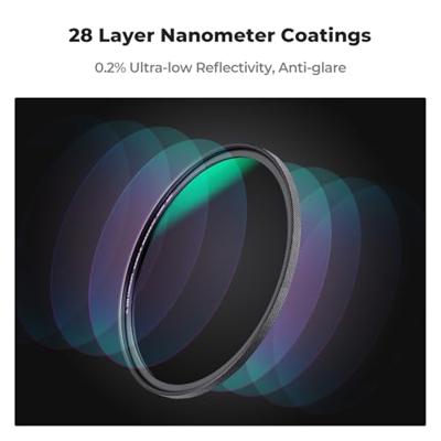 K&F Concept magnetische ND1000 filter Nano X 67mm grijsfilter voor langsluiterfotografie