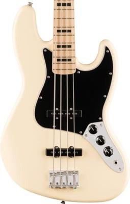 Squier Affinity Series Active Jazz Bass MN Olympic White elektrische basgitaar