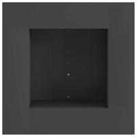 Vuurkorf Zwart 60 x 60 x 30 cm Koudgewalst staal - thumbnail