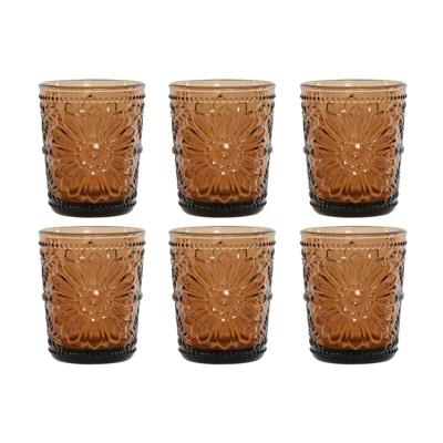 Glazenset Home ESPRIT Amber Kristal (6 Stuks) Glazenset Home ESPRIT Amber Kristal (6 Stuks)