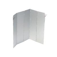 Bo-camp Kookwindscherm 5 Delig Universeel 36 Cm Hoog Zilver - thumbnail