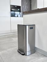 Pedaalemmer Desq 40 liter rvs zilver - thumbnail