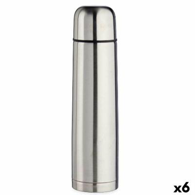 Thermos Kinvara Zilverkleurig Metaal 1 L (6 Stuks)