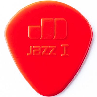 Dunlop Nylon Jazz I plectrum rood Dunlop Nylon Jazz I plectrum rood