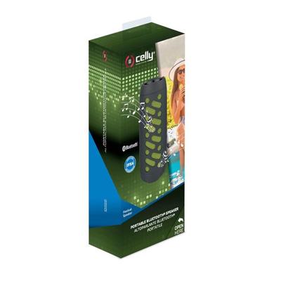 Celly Festivalsp Draadloze stereoluidspreker Zwart, Groen 4 W Celly Festivalsp Draadloze stereoluidspreker Zwart, Groen 4 W