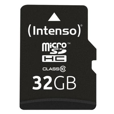 Micro SD geheugenkaart met adapter INTENSO 3413480 32 GB 32 GB - thumbnail