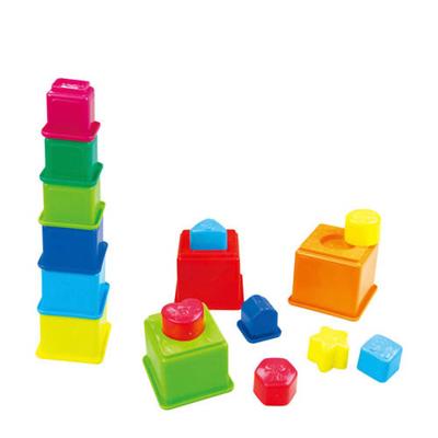 Playgo Play sorteer en leer stapelblokken