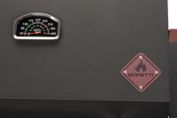 Boretti TOTTI buitenbarbecue & grill Barbecue Kolen Verrijdbaar Zwart, Roestvrijstaal - thumbnail