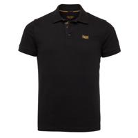 Pme Legend Short Sleeve Polo Cotton Elastan P Poloshirts 999 - Black - thumbnail