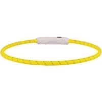 Halsband Visio Light Nylon Geel 33 tot 63 cm lengte x 8 mm breedte Flamingo Geel - thumbnail