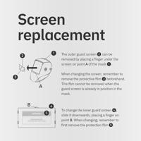 GYS 5192079755 Lashelm | LCD | Venus 9-13 G | Rood Echte Kleur - 5192079755 - thumbnail