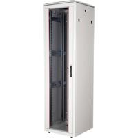 ROLINE 19-inch netwerkkast Pro 42 U, 600x600 BxD Glazen deur grijs - thumbnail