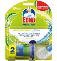 WC Eend discs houder lime - thumbnail