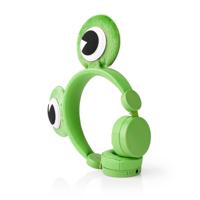 Bedrade Koptelefoon | 1,2 m Ronde Kabel | On-Ear | Afneembare Magnetische Oren | Freddy Frog | Groen - thumbnail