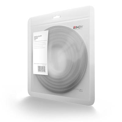 LINDY 48347 RJ45 Netwerkkabel, patchkabel CAT 5e F/UTP 10.00 m Grijs 1 stuk(s)