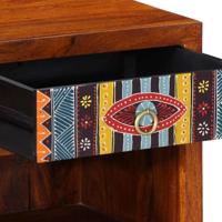 Nachtkastje 40x35x45 cm massief acaciahout - thumbnail