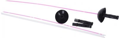 Home & Styling zwaard glow in the dark roze/geel 2 stuks