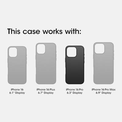 Otterbox React Backcover Apple iPhone 16 Pro Transparant Inductieve lading, MagSafe compatible