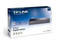 TP-Link TL-SG1008 Unmanaged Gigabit Ethernet (10/100/1000) 1U Zwart - thumbnail