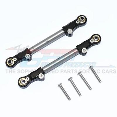 GPM - Aluminium - Stainless Steel Frontsteering Tie Rod - Traxxas 1/10 Maxx (TXMS162S-BK)