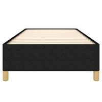 Bedframe stof zwart 80x200 cm - thumbnail